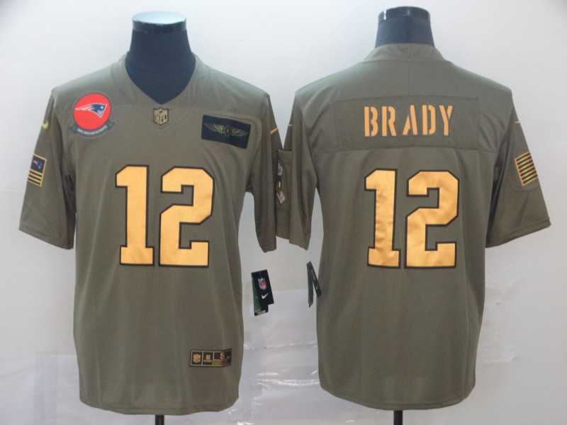 Nike Patriots 12 Tom Brady 2019 Olive Gold Salute To Service Limited Jersey,We sell and wholesale Nike Patriots 12 Tom Brady 2019 Olive Gold Salute To Service Limited Jersey on line form chian!